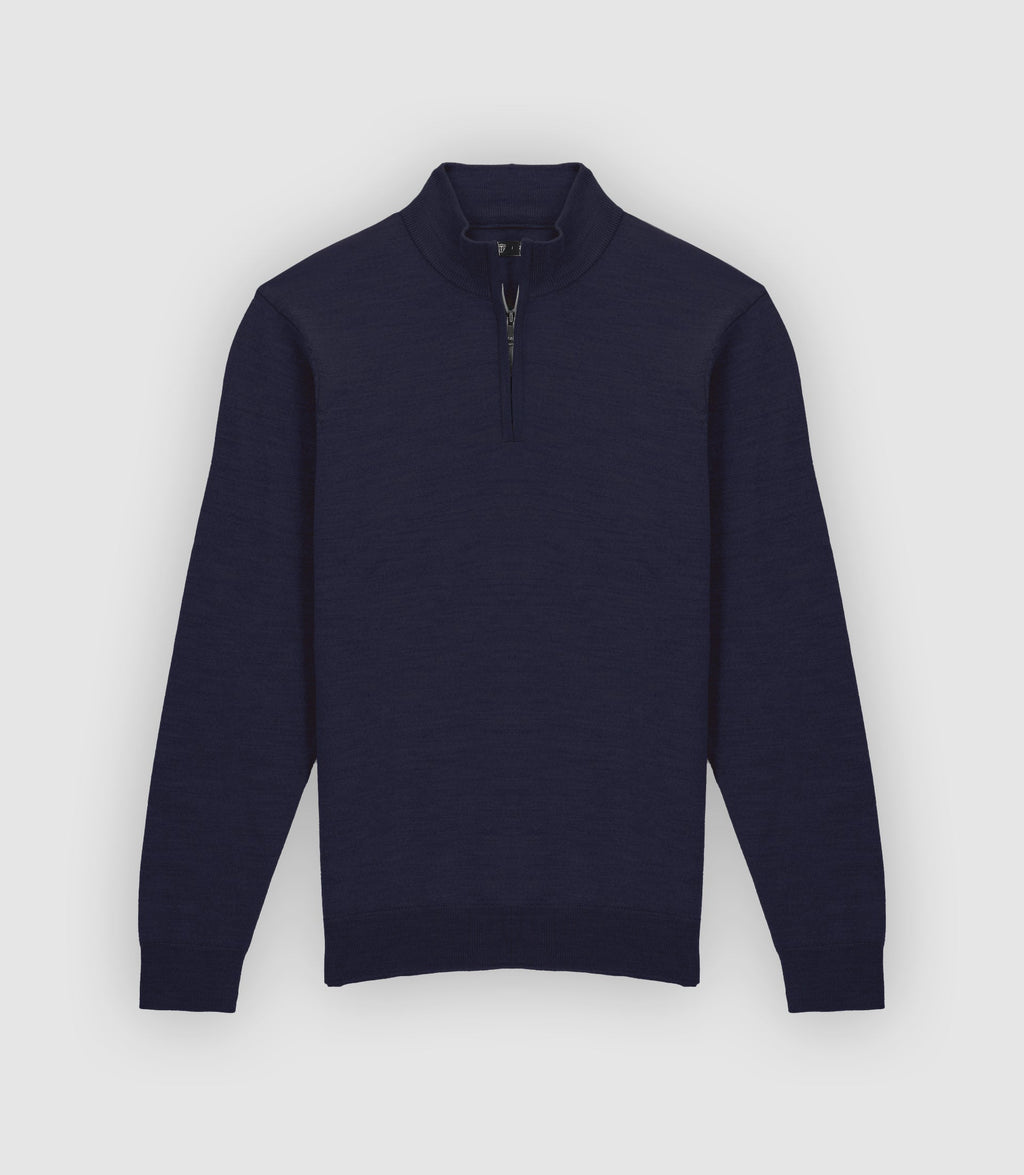 Pull col montant marine - IZAC