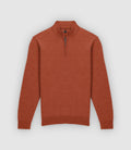 Pull col montant marron - IZAC