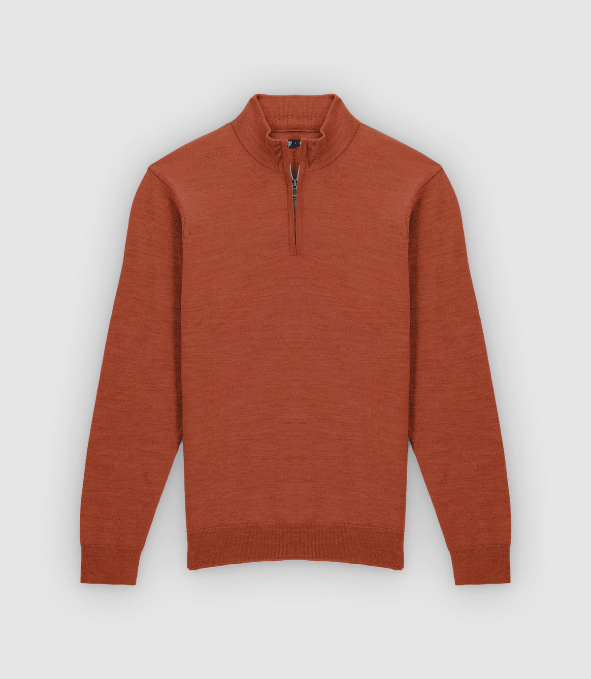Pull col montant marron - IZAC