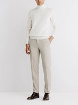 Pull col roulé ecru - IZAC