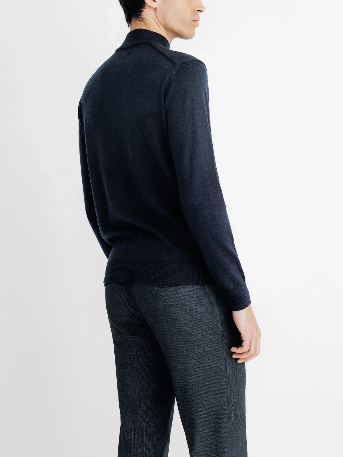 Pull col cheminée marine - IZAC