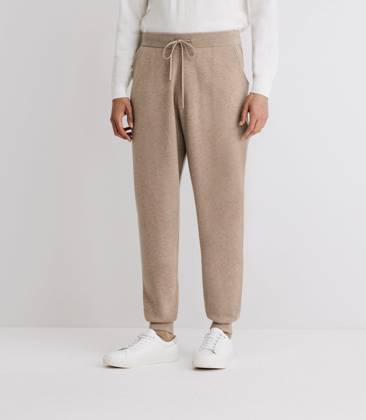 Jogging en maille beige - IZAC