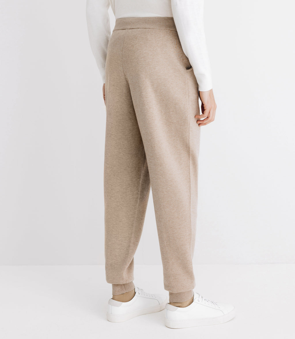 Jogging en maille beige - IZAC