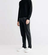 Pull sweat col rond noir - IZAC