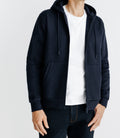 Pull gilet à capuche marine - IZAC
