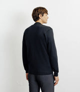 Gilet zippé jeux de points noir - IZAC