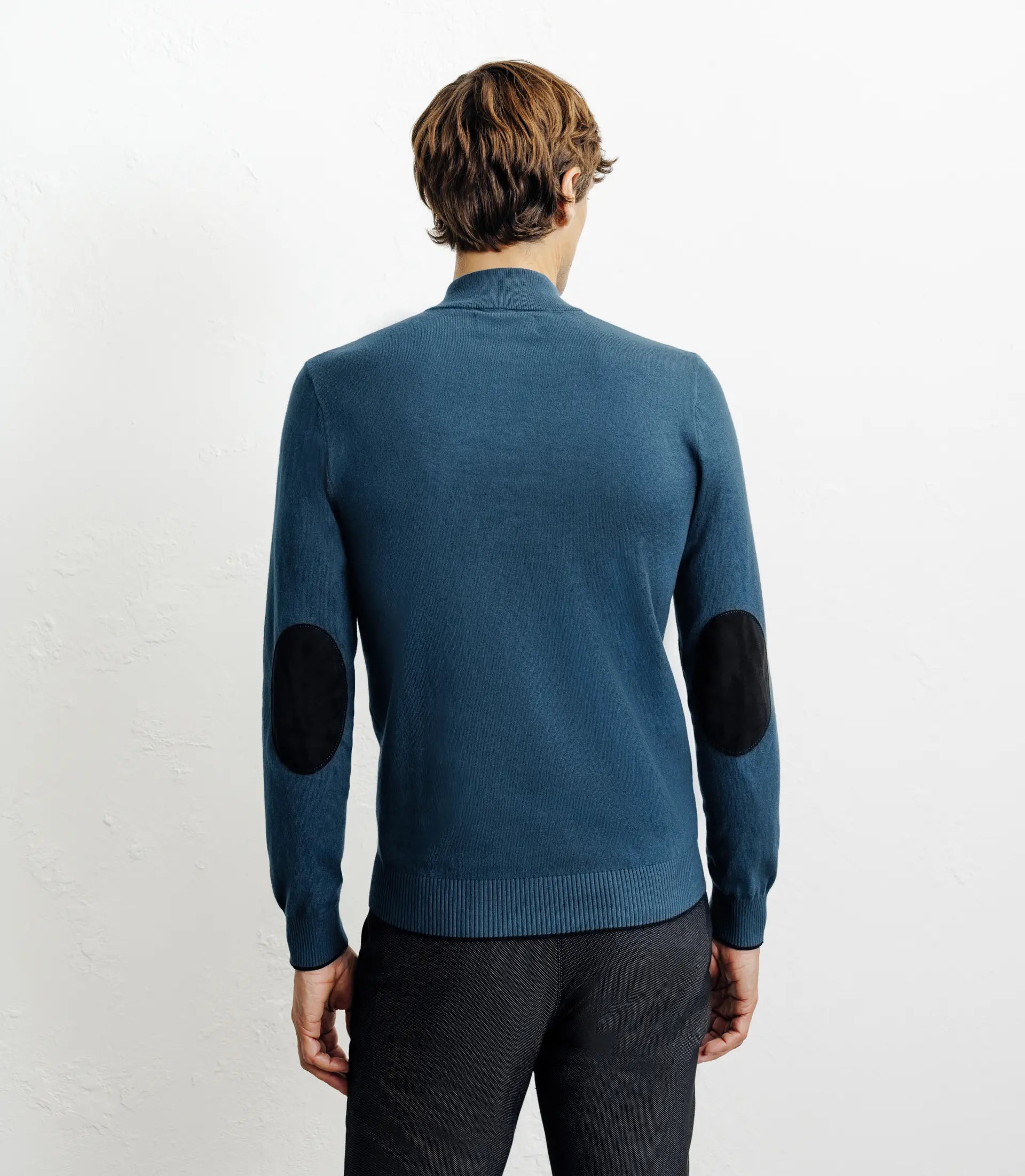 Pull col montant demi zippé canard - IZAC