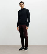 Pull col montant demi zippé noir - IZAC