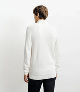 Pull col roulé uni écru - IZAC