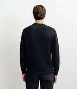 Pull col rond fantaisie noir - IZAC