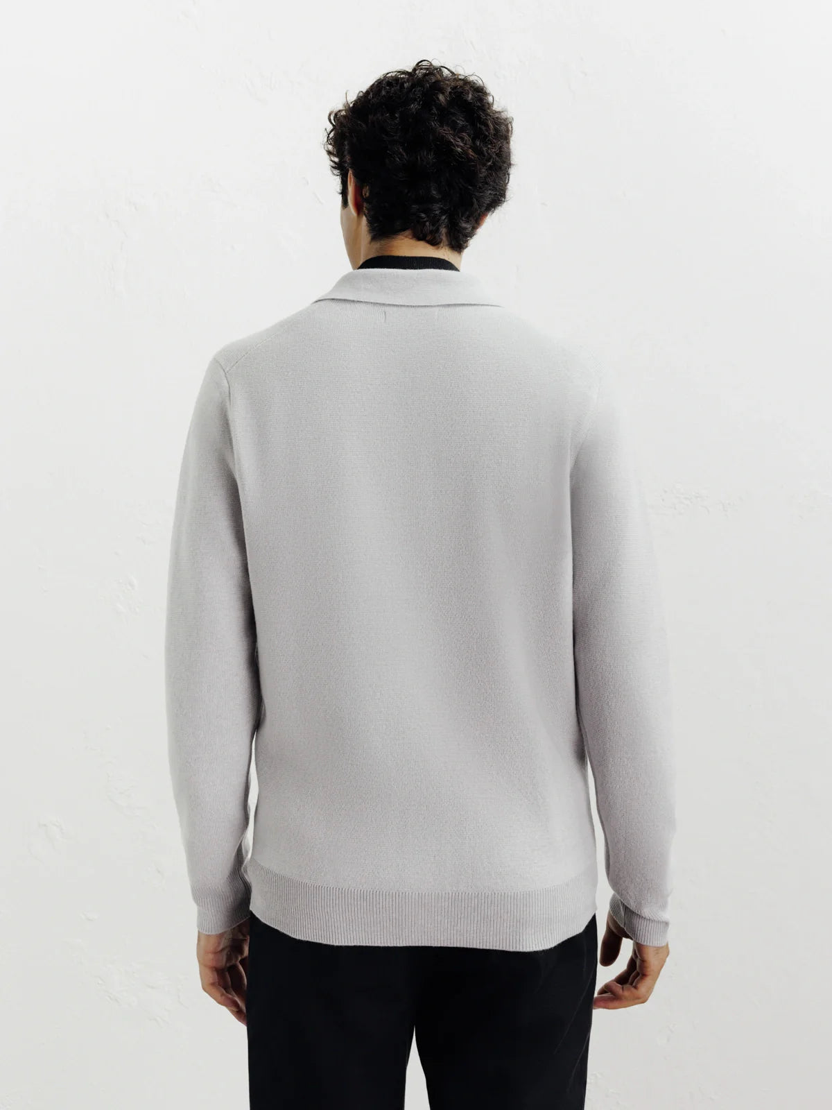 Cardigan surchemise en maille gris chine - IZAC