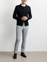 Cardigan surchemise en maille noir - IZAC