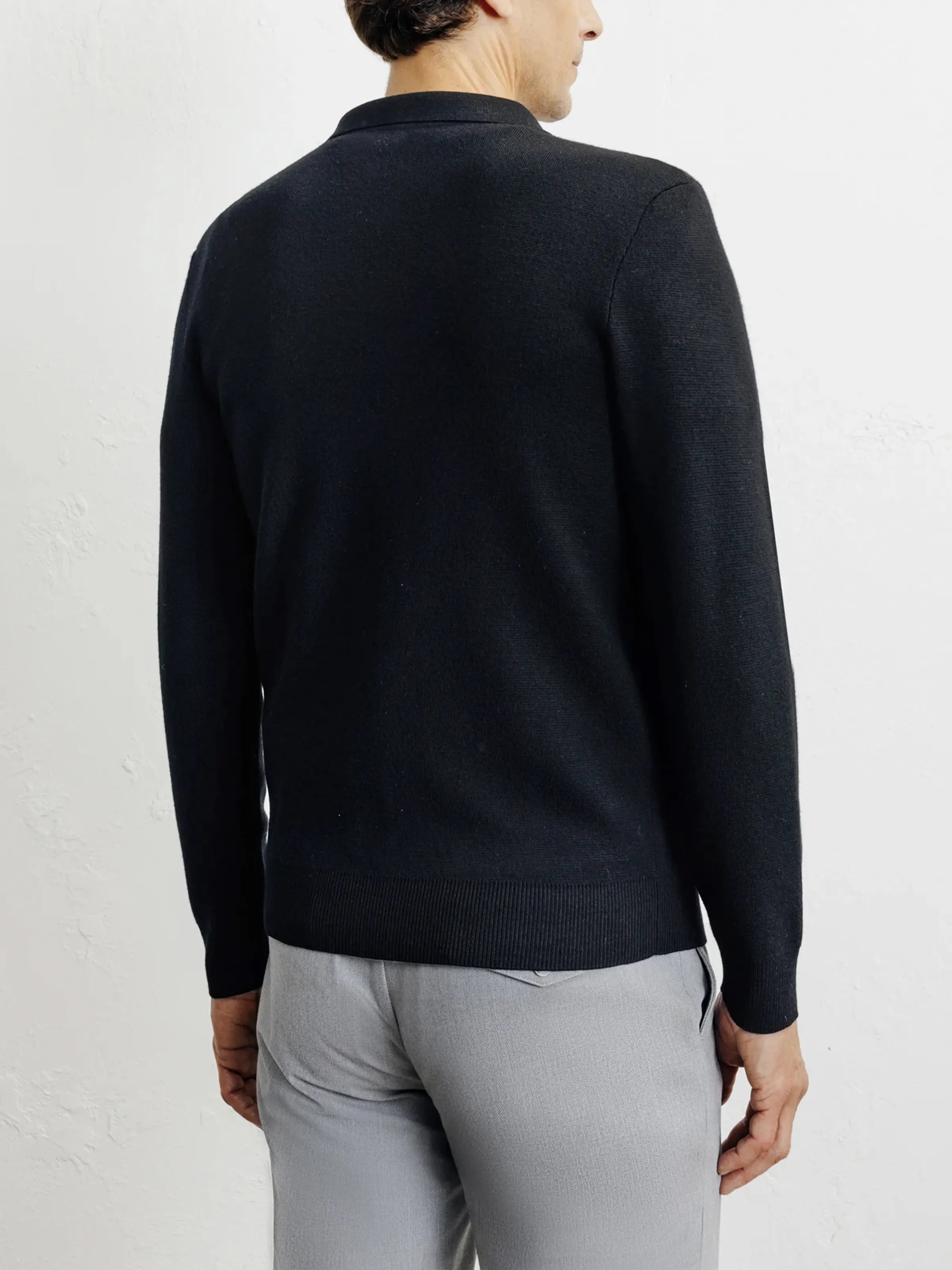 Cardigan surchemise en maille noir - IZAC