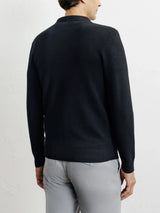 Cardigan surchemise en maille noir - IZAC