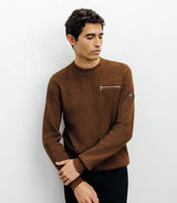 Pull col rond bronze - IZAC