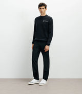 Pull col rond noir - IZAC