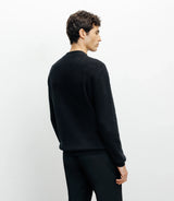 Pull col rond noir - IZAC