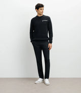 Pull col rond noir - IZAC