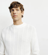 Pull col rond ecru - IZAC