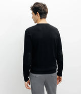 Pull col v noir - IZAC