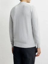 Pull col cheminée gris chiné - IZAC