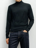 Pull col cheminée noir - IZAC