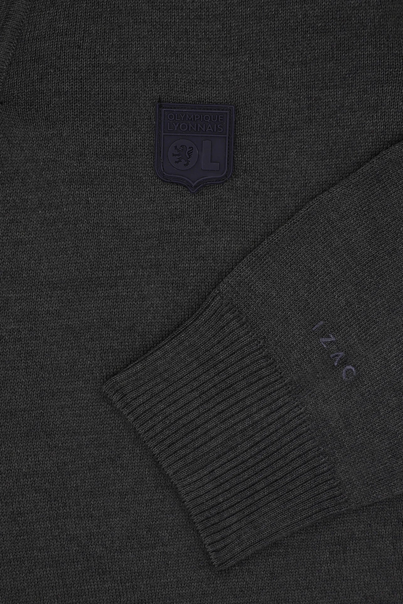 Pull col polo ouvert anthracite - IZAC