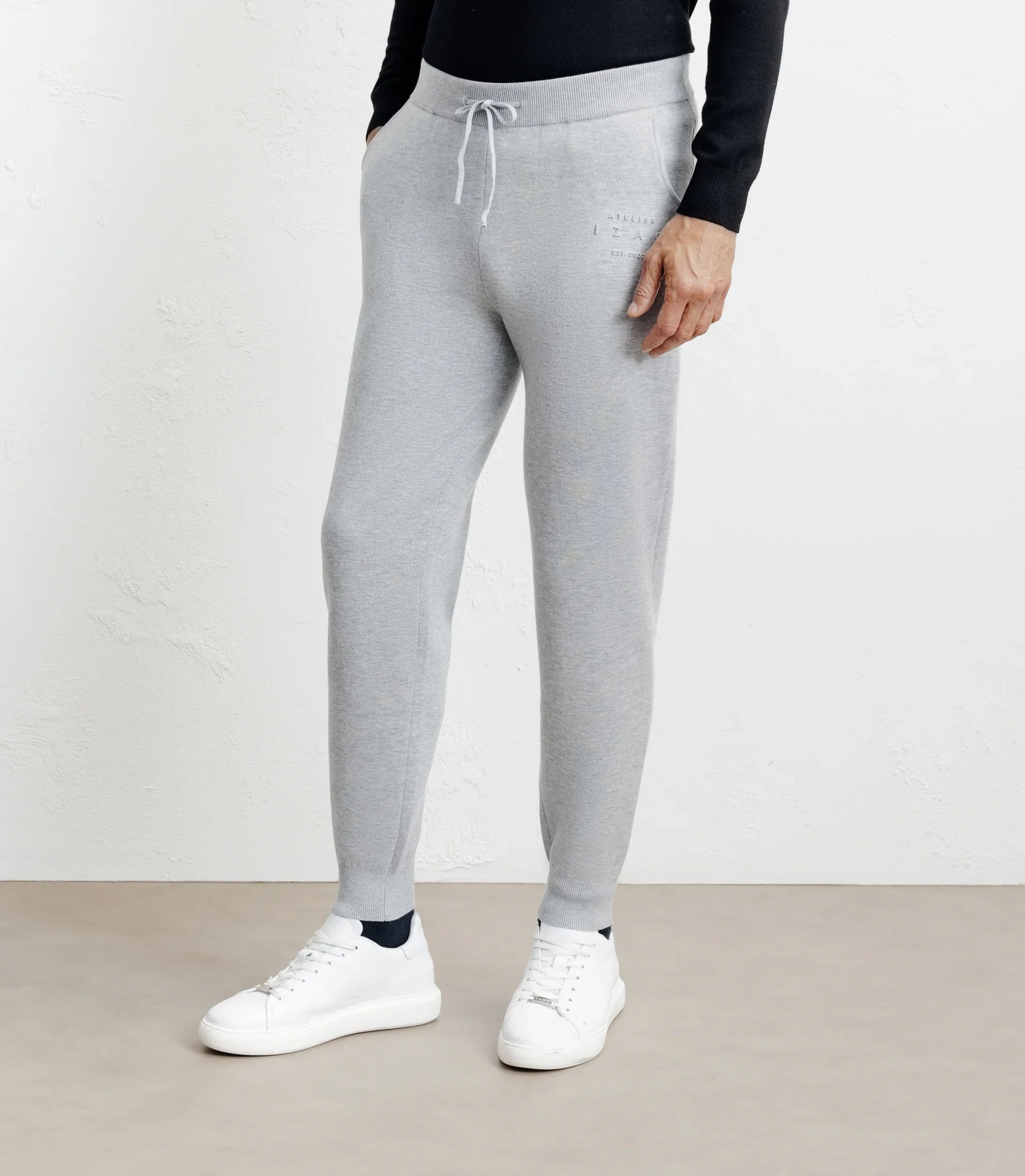 Pull en maille gris chine - IZAC