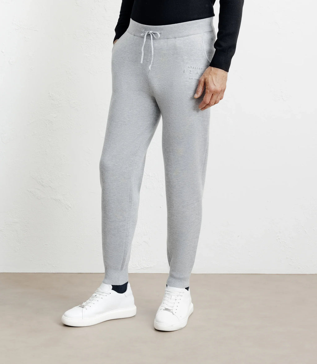 Pull en maille gris chine - IZAC
