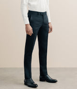 Pantalon ville 100% laine marine - IZAC