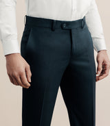 Pantalon ville 100% laine marine - IZAC