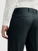 Pantalon ville 100% laine noir - IZAC