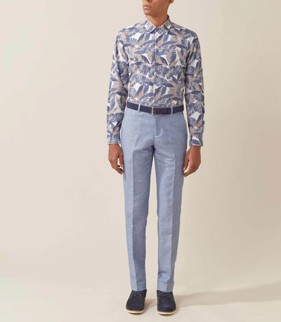 Pantalon ville Bleu - clair "Izurro" - IZAC