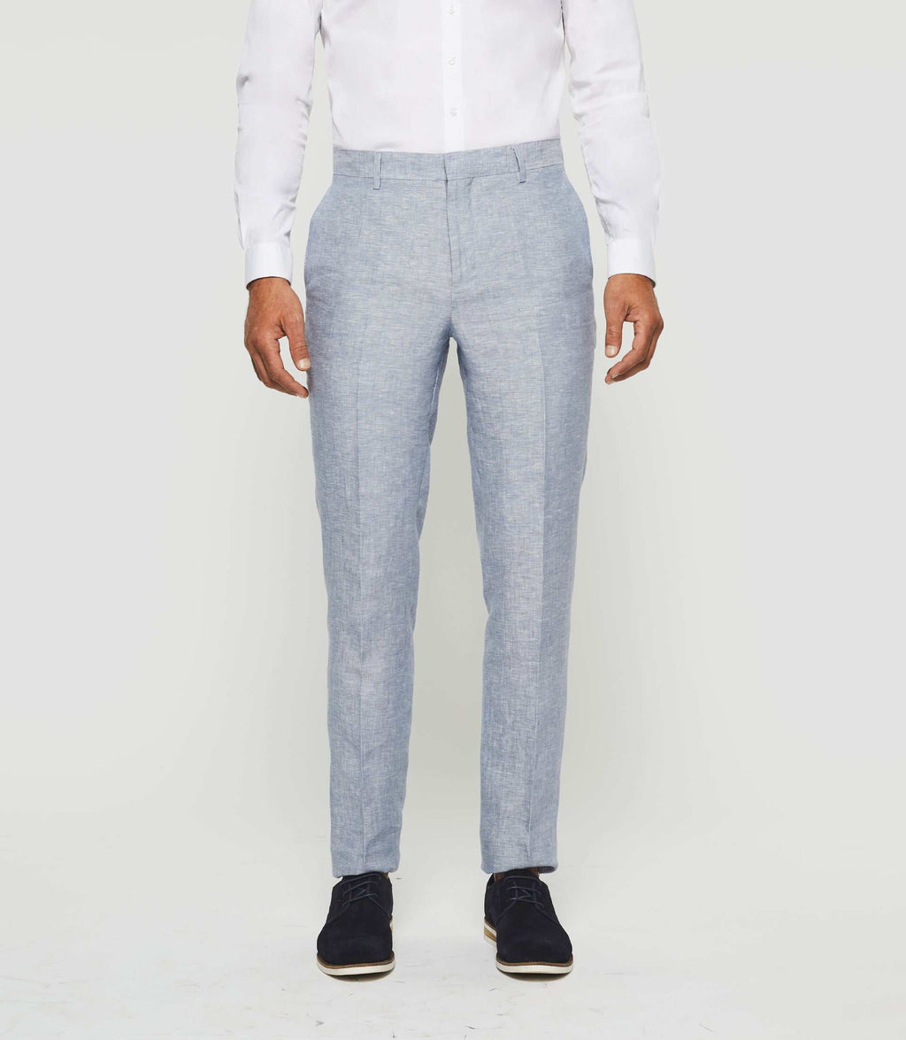Pantalon ville bleu ciel "Bieloc" - IZAC