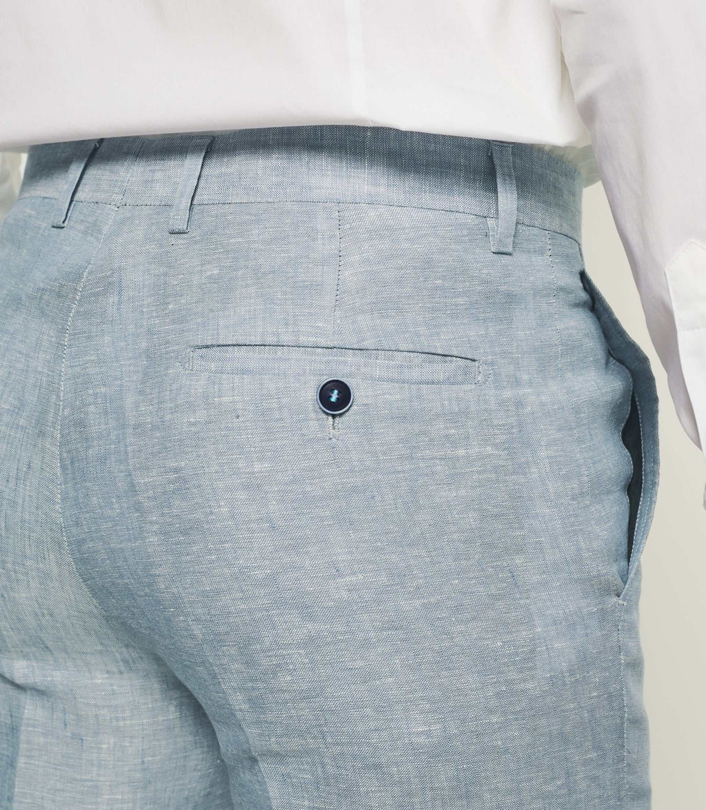 Pantalon ville bleu ciel "Bieloc" - IZAC
