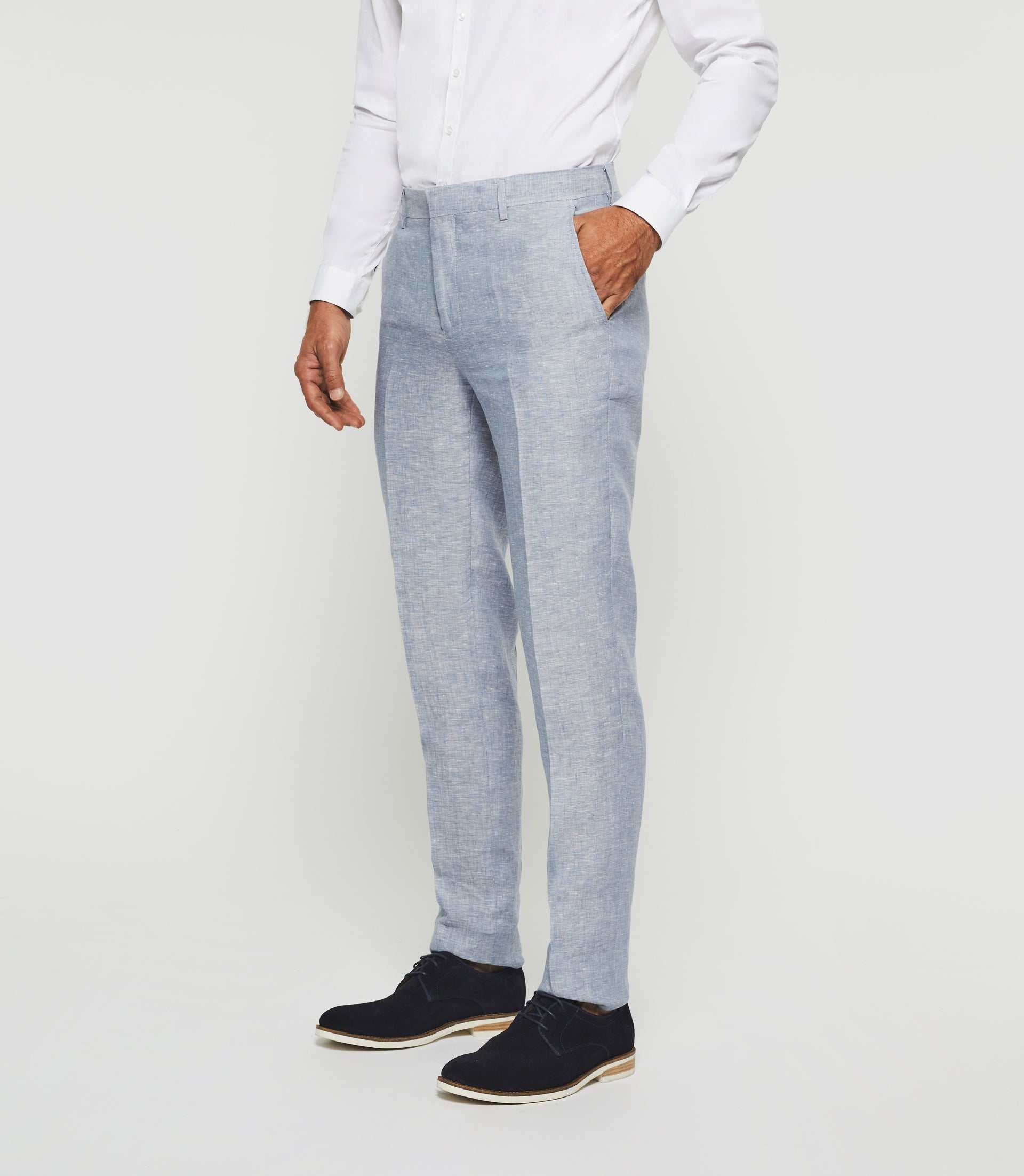Pantalon ville bleu ciel "Bieloc" - IZAC