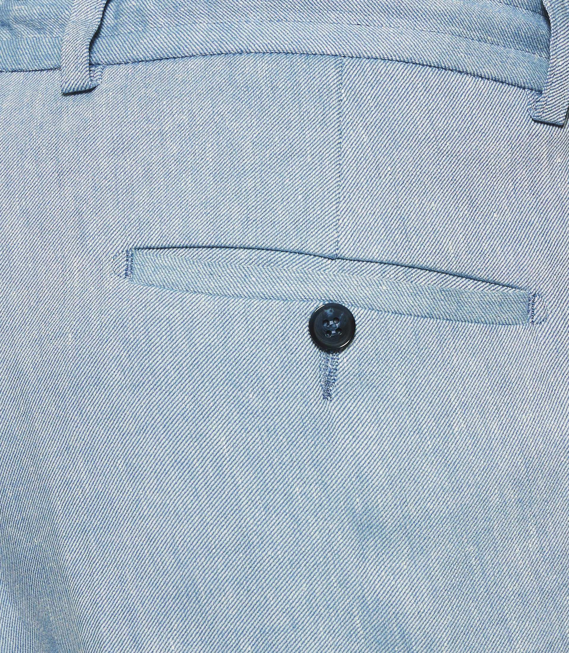 Pantalon ville en lin bleu ciel BALICIO - IZAC