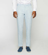 Pantalon en lin bleu ciel BCELESTE - IZAC