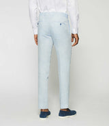 Pantalon en lin bleu ciel BCELESTE - IZAC