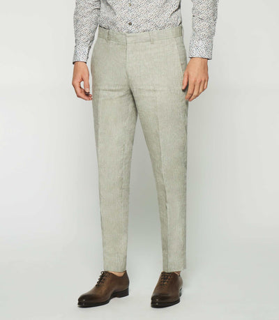 Pantalon en lin kaki BCELESTE - IZAC