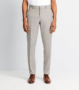 Pantalon ville à carreaux marron - IZAC