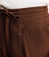Pantalon ville 100% lin truffe - IZAC