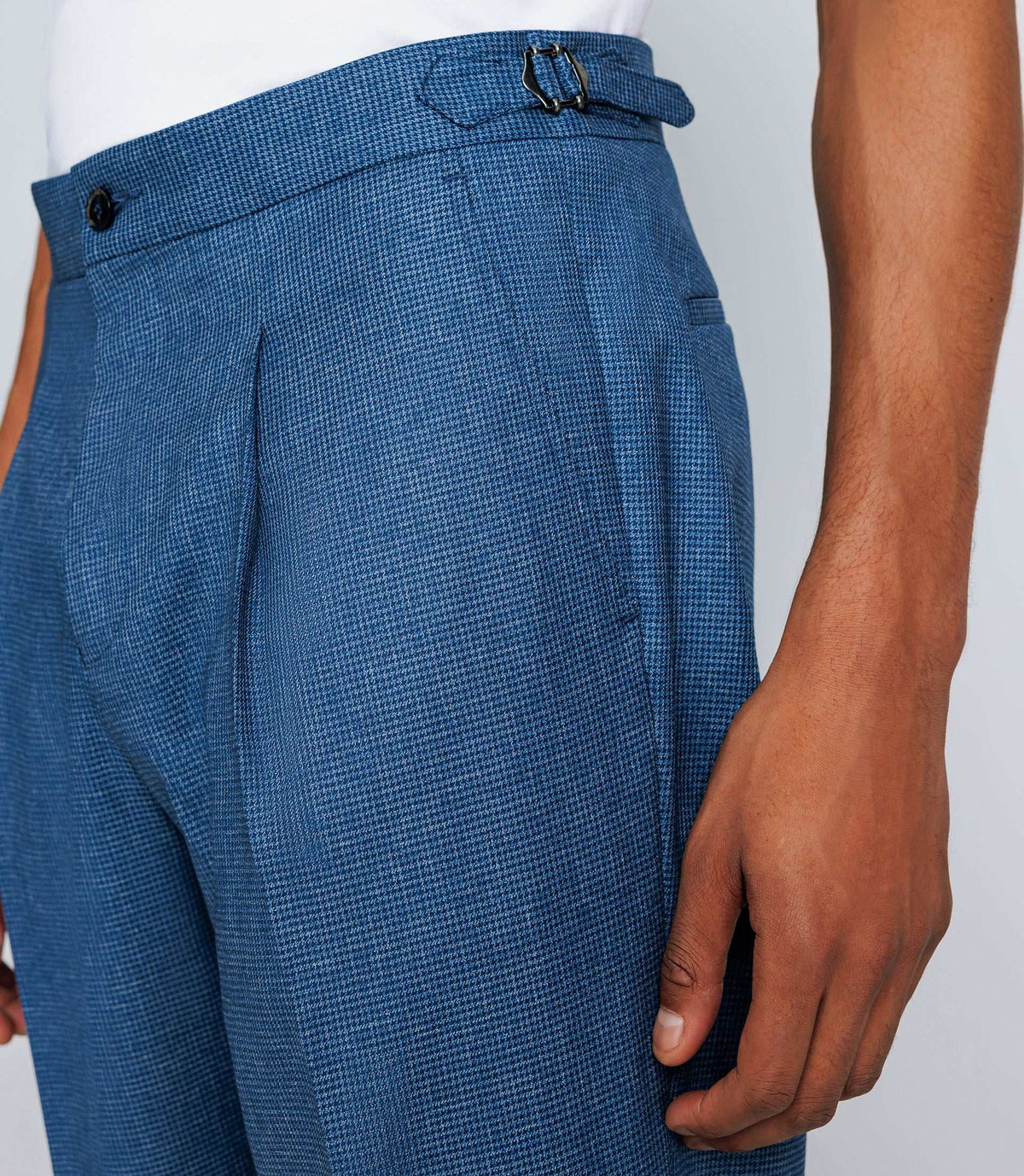 Pantalon ville bleu effet denim - IZAC