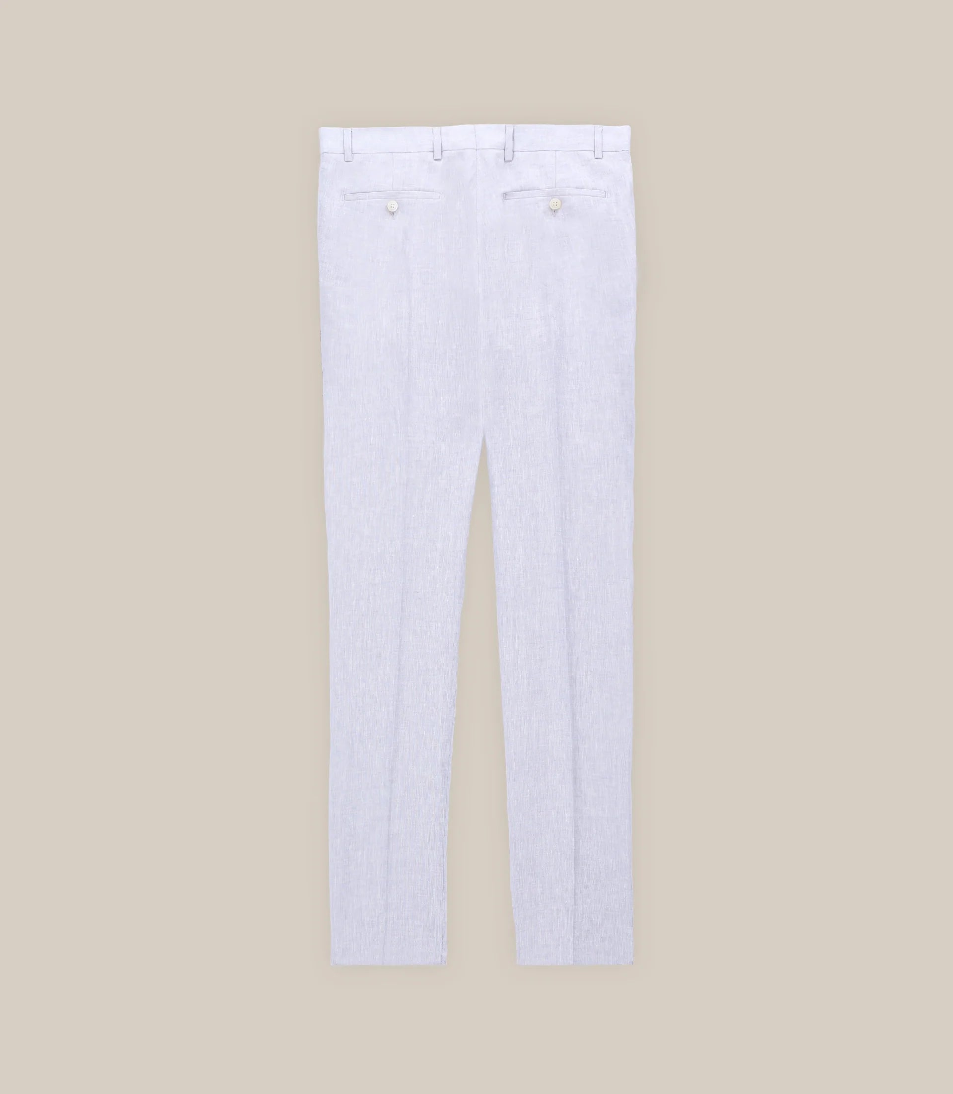 Pantalon ville 100% lin gris - IZAC
