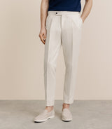 Pantalon taille mi - haute beige - IZAC