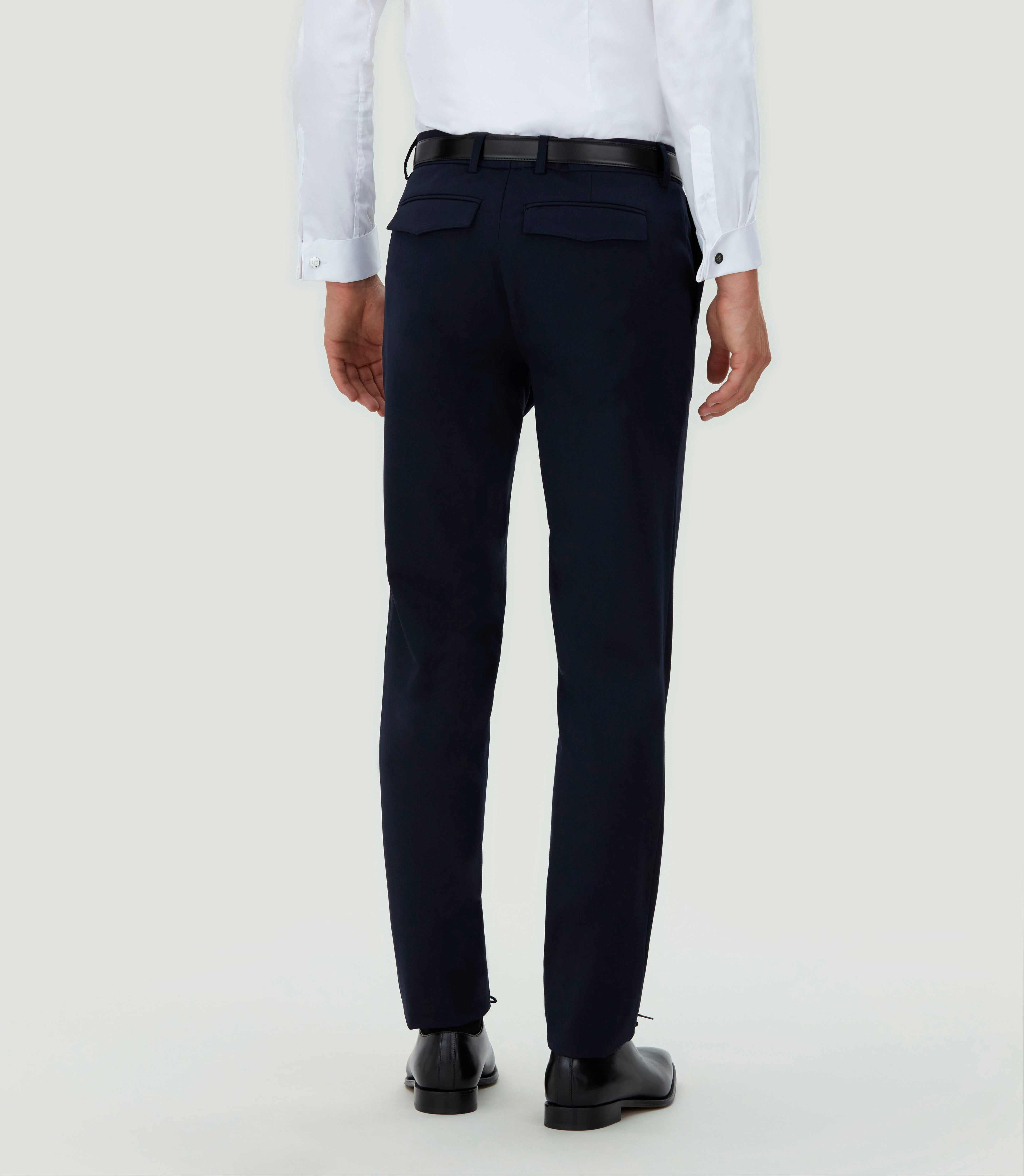 Pantalon ville slack navy "Naos" - IZAC