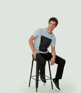 Pantalon ville slack noir "Naos" - IZAC