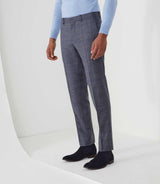 Pantalon ville Prince de Galles marine "Gerie" - IZAC