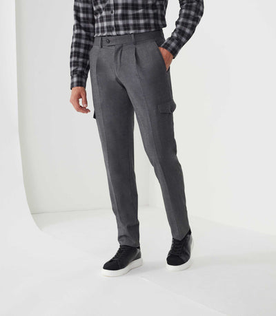 Pantalon ville gris foncé "Gvelouto" - IZAC