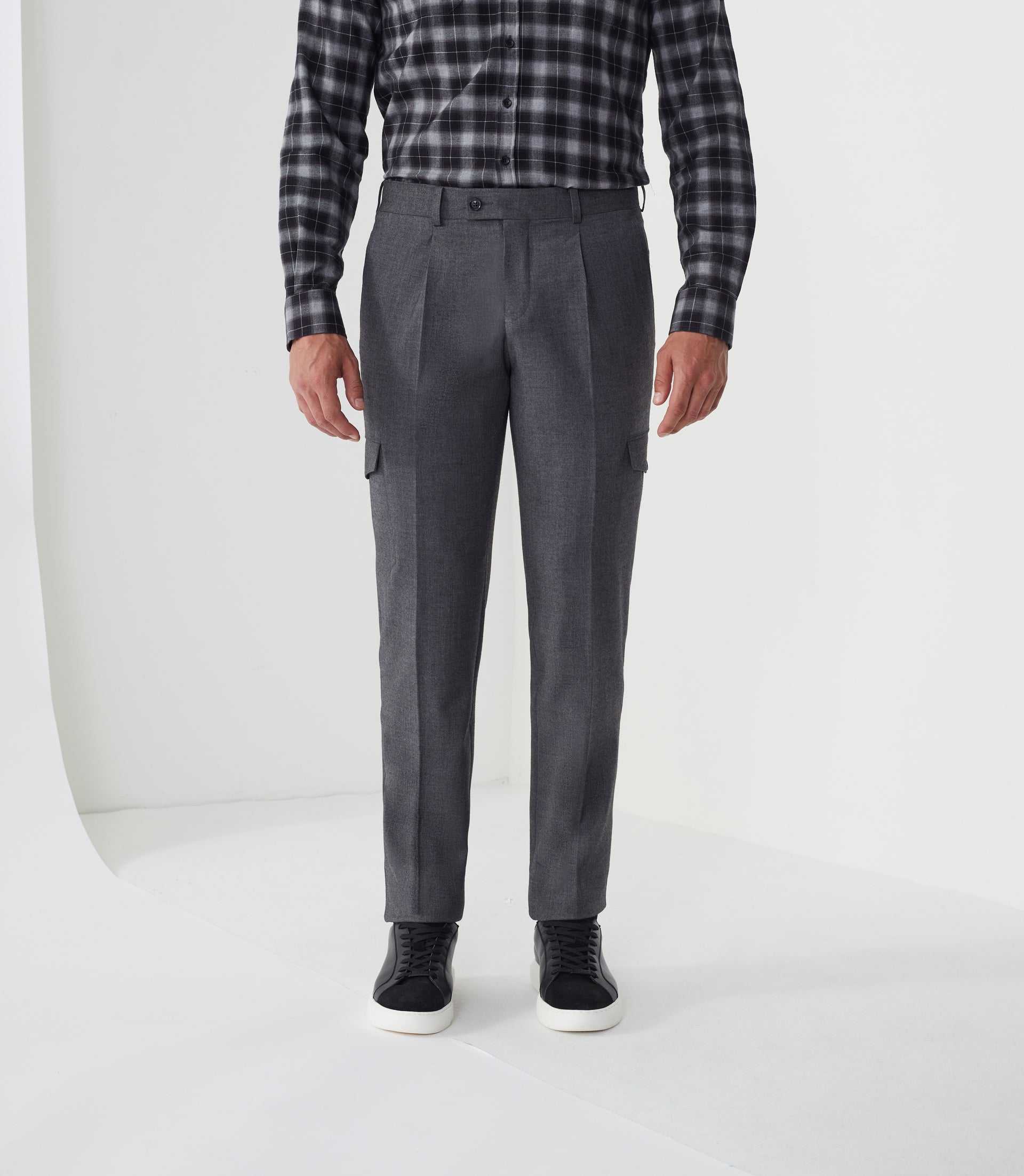 Pantalon ville gris foncé "Gvelouto" - IZAC